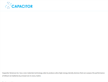 Tablet Screenshot of capacitorsciences.com